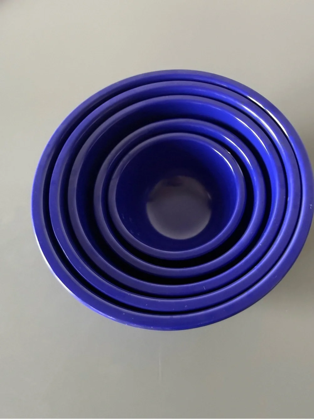 Sur La Table 5 Nesting Measuring Royal Blue Fuschia 1/8 C to 2 C Melamine